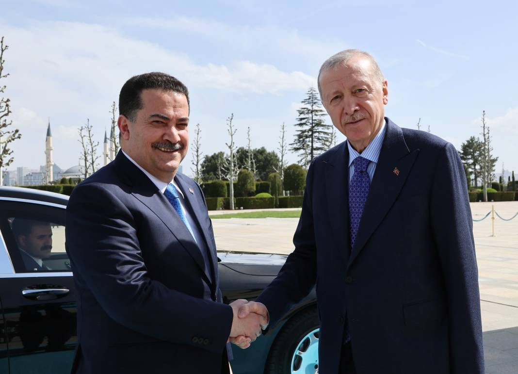 Irak Başbakanı Ankara’da! Külliye’de resmi tören: Sudani’den güç birliği mesajı... - Resim: 5